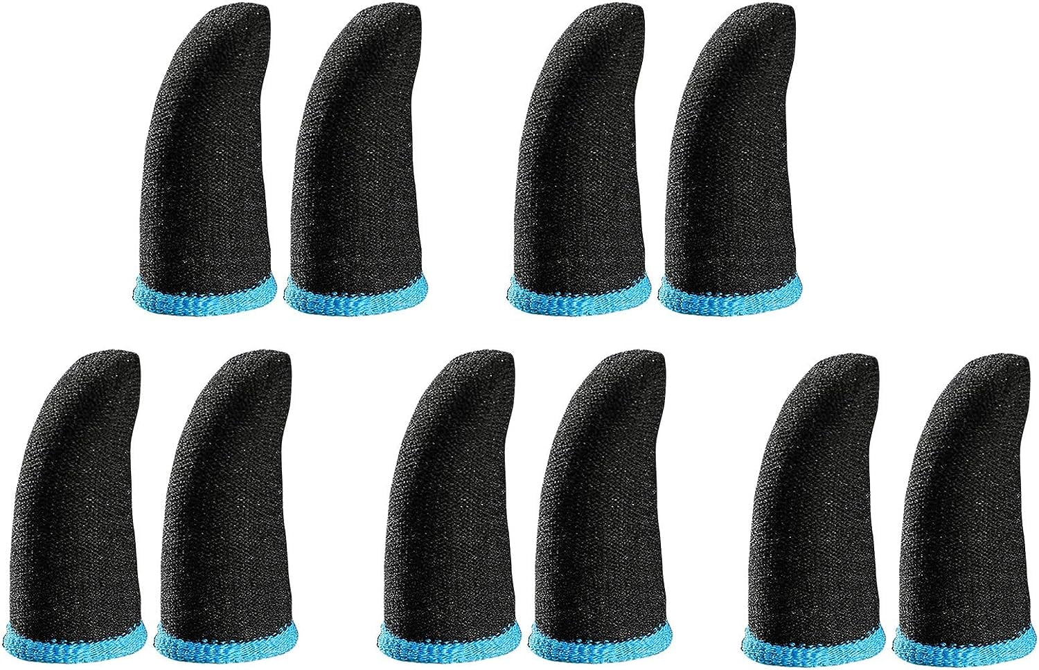 5 Pair Breathable Game Controller Finger Cover, Sweat Proof Non-Scratch ...