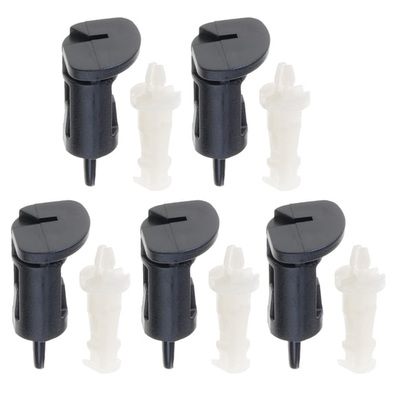 5 Pair Fan Buckle Mounting Clip Set for 775/1150/1155/1156/1366 CPU Replacement Accessory
