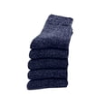 thumbnail image 1 of 5 Pair Socks for Women Men Warm Winter Socks Knit Crew Calf Hiking Boot Sock Stocking Stuffers Gifts,Thick Thermal Stripe Crew Socks,Soft Cozy Sock,Thick Knit Crew Boot Sock for Women Men, 1 of 3