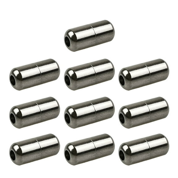 5 Pair Unisex Elastic Laces Clasps Metal Capsuled Lock Buckles Not Tie Shoelaces Tielesses for Sneaker Shoelace Repair