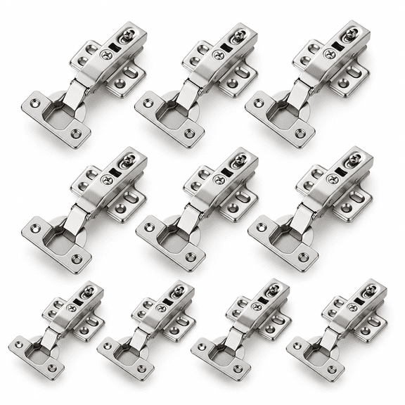 5 Pairs 10 Pack European Full Overlay Soft Close Cabinet Hinges