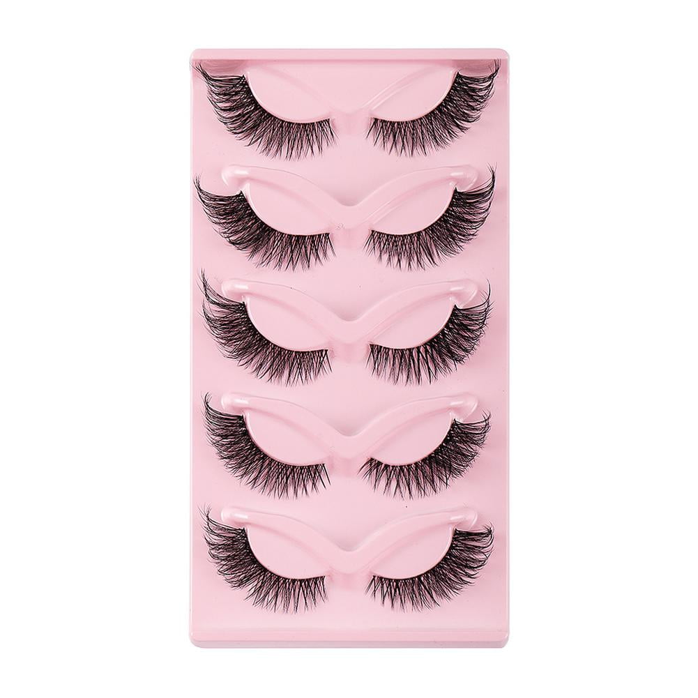 Ebin New York Natural Cat Snowshoe Wimpern – Schwarz, 3D-Effekt, Für Einen Dramatischen Look