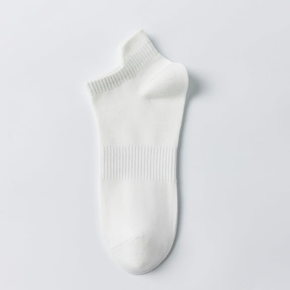5 Pairs Ankle Socks Breathable Low Cut Socks Soft Cotton Anti-Odor