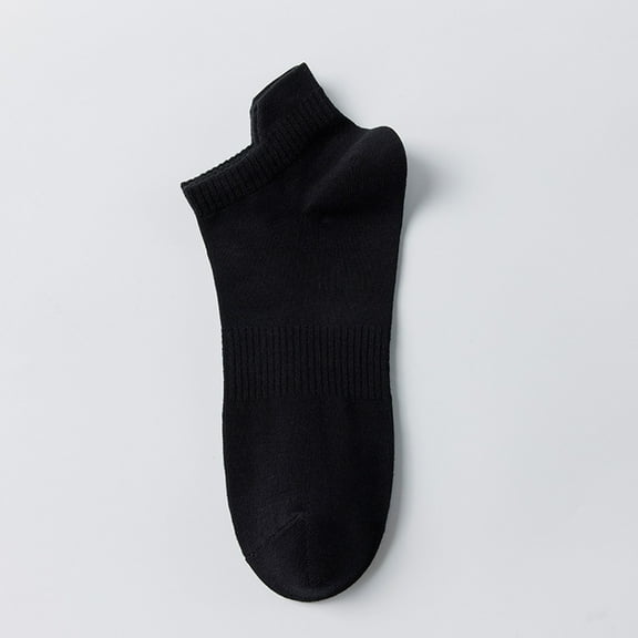 5 Pairs Ankle Socks Breathable Low Cut Socks Soft Cotton Anti-Odor