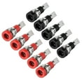 thumbnail image 1 of 5 Pairs Binding Post Terminal, M8 Thread Power Amplifier Speaker Connector Banana Plug Jack Socket 1.14-Inch Length, 1 of 4
