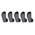 thumbnail image 1 of 5 Pairs Black Non Skid Hospital, Yoga, Pilates, Gripper Slipper Socks Men's or Women Mid Calf Size XXL, 1 of 7