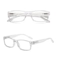 thumbnail image 1 of 5 Pairs Blue Light Blocking Reading Glasses Spring Hinge Rectangle Reader 0~4.0, 1 of 2