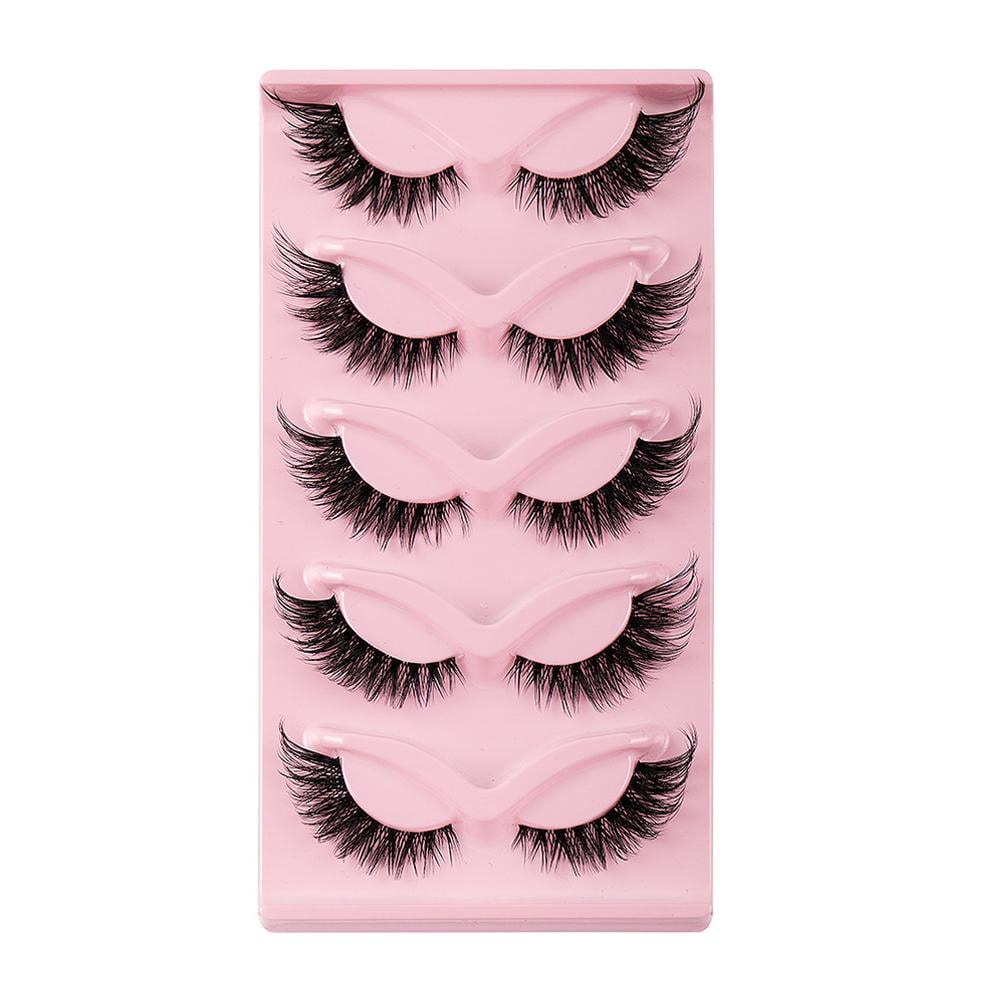 cateyes false lashes: 01 - catwalk – edgars Images... 5 Pairs Cat Eye False Eyelashes, 3D Natural Fluffy Faux Eyelashes ...