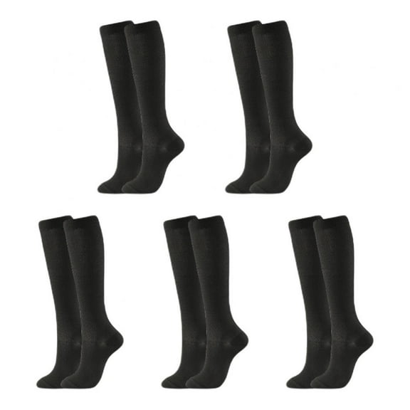 5 Pairs Compression Socks for Women & Men 20-30 mmHg is Best Support for Athletic Running Cycling