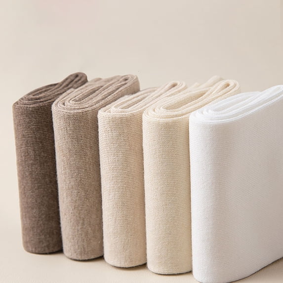 5 Pairs Crew Socks for Womens