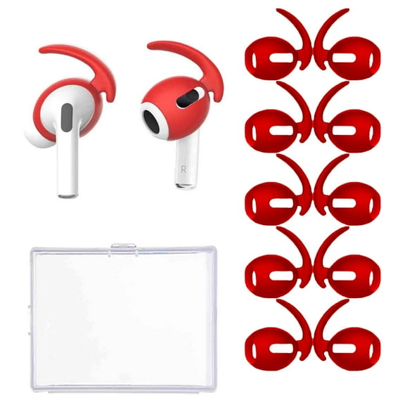 5 Pairs Ear Cover Compatible with AirPods Pro Ear Tips,Anti-Drop Ear Hook Gel Headphones Earphones Protective Accessories Tips