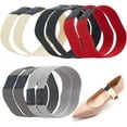 thumbnail image 1 of 5 Pairs Elastic Shoe Strap Wide Shoe Straps Band 5 Colors Replacement Ankle Straps for Heels Anti-Loose Shoelace Band Detachable Shoe Straps for Women Holding Loose High Heel Shoes DIY, 1 of 7