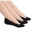 thumbnail image 1 of 5 Pairs Elegant Women's Lace No Show Thin Socks – Invisible Low Cut Nonslip Summer Socks for Ladies TIKA, 1 of 4