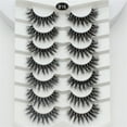 thumbnail image 1 of 5 Pairs False Eyelashes Set with 3D 6D Fluttery Effect for Natural Daily, 1 of 8
