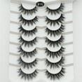 thumbnail image 1 of 5 Pairs False Eyelashes Set with 3D 6D Fluttery Effect for Natural Daily, 1 of 8