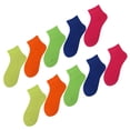thumbnail image 1 of 5 Pairs Fluorescent Socks Women's Socks Woman Color Socks Cotton Socks Women Cotton Socks Pure Colored Socks Miss Woman, 1 of 5