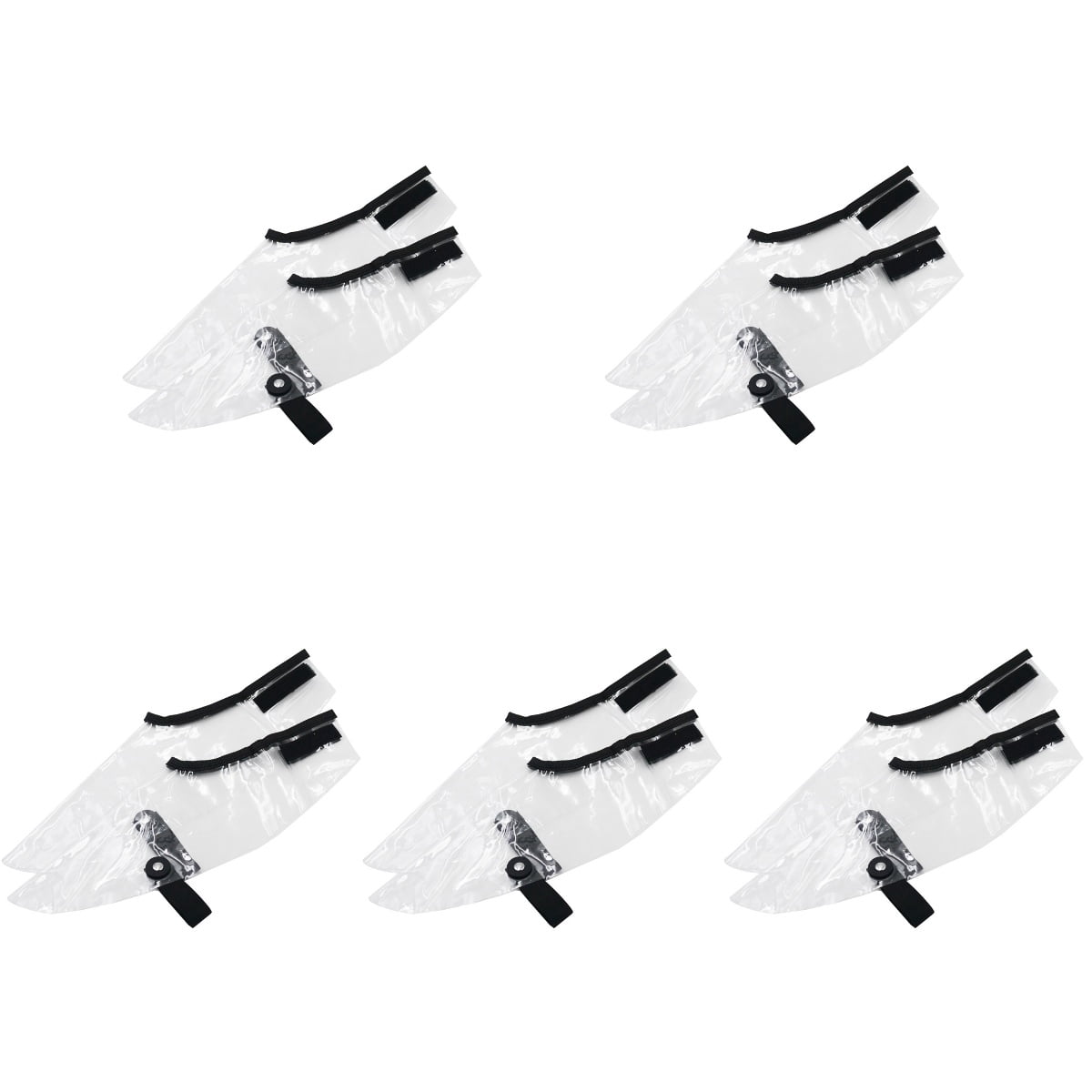5 Pairs Hairdresser Gifts Barber Coloring Shoe Cover Haircut Shoes
