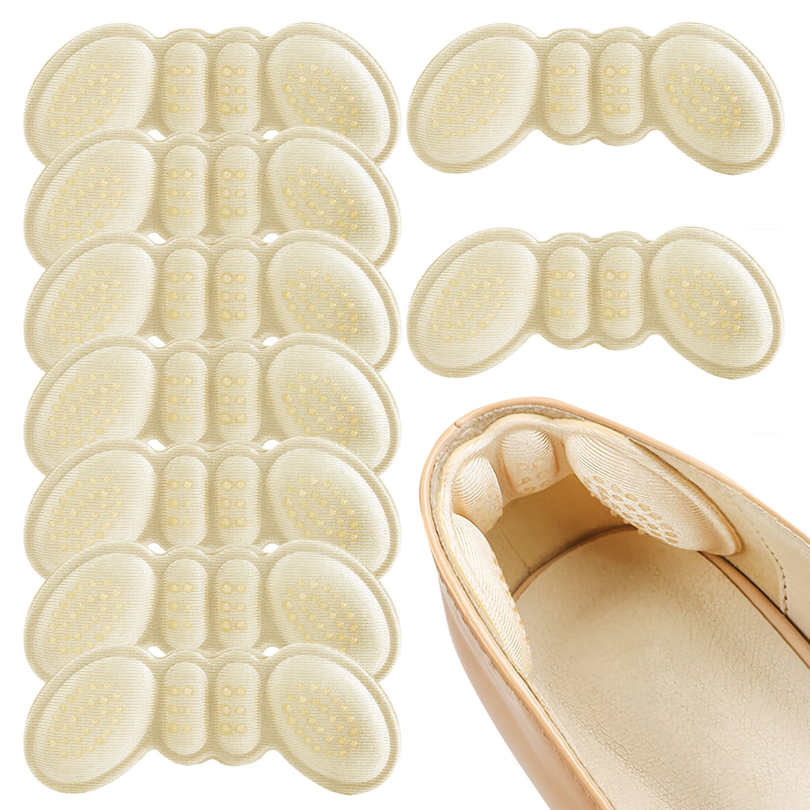 5 Pairs Heel Pads for Shoes, Heel Grips Liner Cushions Inserts for