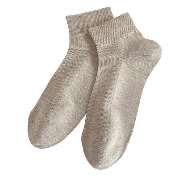 5 Pairs Men Cotton Sports Low Cut Short Socks Stretch Summer Breathable Socks