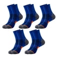 thumbnail image 1 of 5 Pairs Mens Ankle Running Socks, VLOOCKLW Breathable Fast-Dry Running & Gym Workout Socks Low Cut Cushioned Athletic Sports Socks, 1 of 3