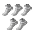 thumbnail image 1 of 5 Pairs Mens Ankle Running Socks, VLOOCKLW Breathable Fast-Dry Running & Gym Workout Socks Low Cut Cushioned Athletic Sports Socks, 1 of 3