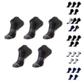 thumbnail image 1 of 5 Pairs Mens Ankle Running Socks, VLOOCKLW Breathable Fast-Dry Running & Gym Workout Socks Low Cut Cushioned Athletic Sports Socks, 1 of 4