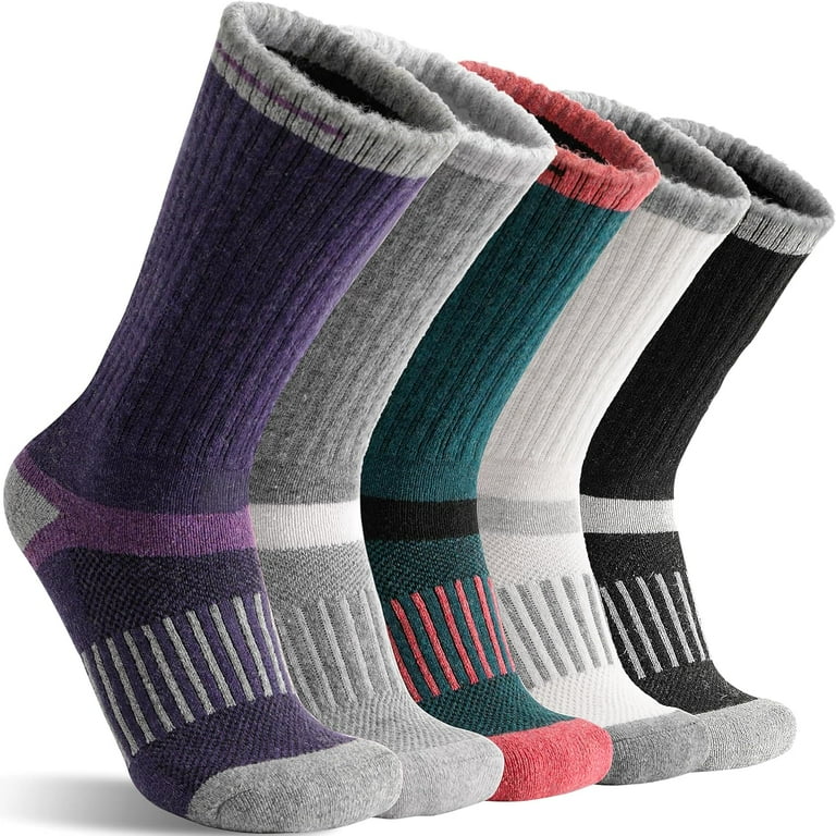 Pairs Merino Wool Hiking Socks Warm Thermal Winter Cozy