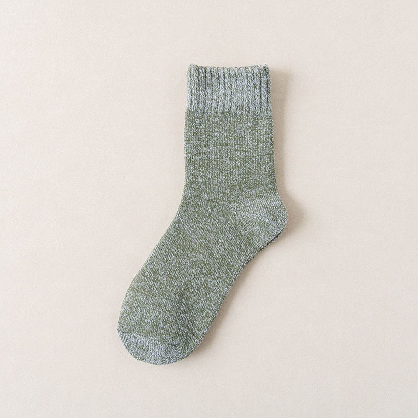 5 Pairs Merino Wool Socks for Men, Thick Winter Wool Hiking Socks, Warm Breathable Crew Mens SocksFit USA Size 7-13)