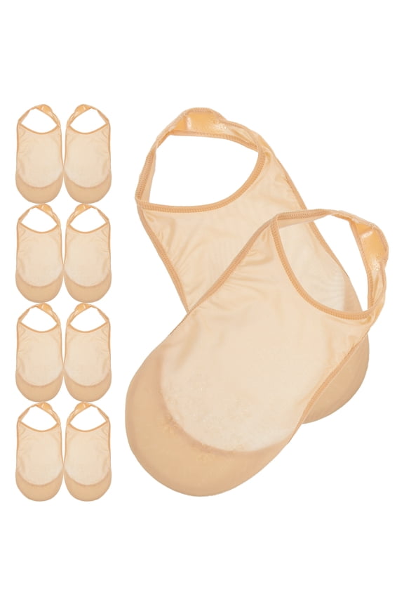 5 Pairs Non Cotton Socks Women Liners Suspender Invisible Women's Miss