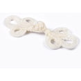 thumbnail image 1 of 5 Pairs/Pack Chinese Knots Frog Buttons Closure Sewing Buttons Fastener for DIY Sewing (11 Off-White), 1 of 12