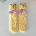 thumbnail image 1 of 5 Pairs Preemie Baby Terry Cotton Turn Cuff Socks for Newborn Girls Boys, Pink, M, 1 of 1