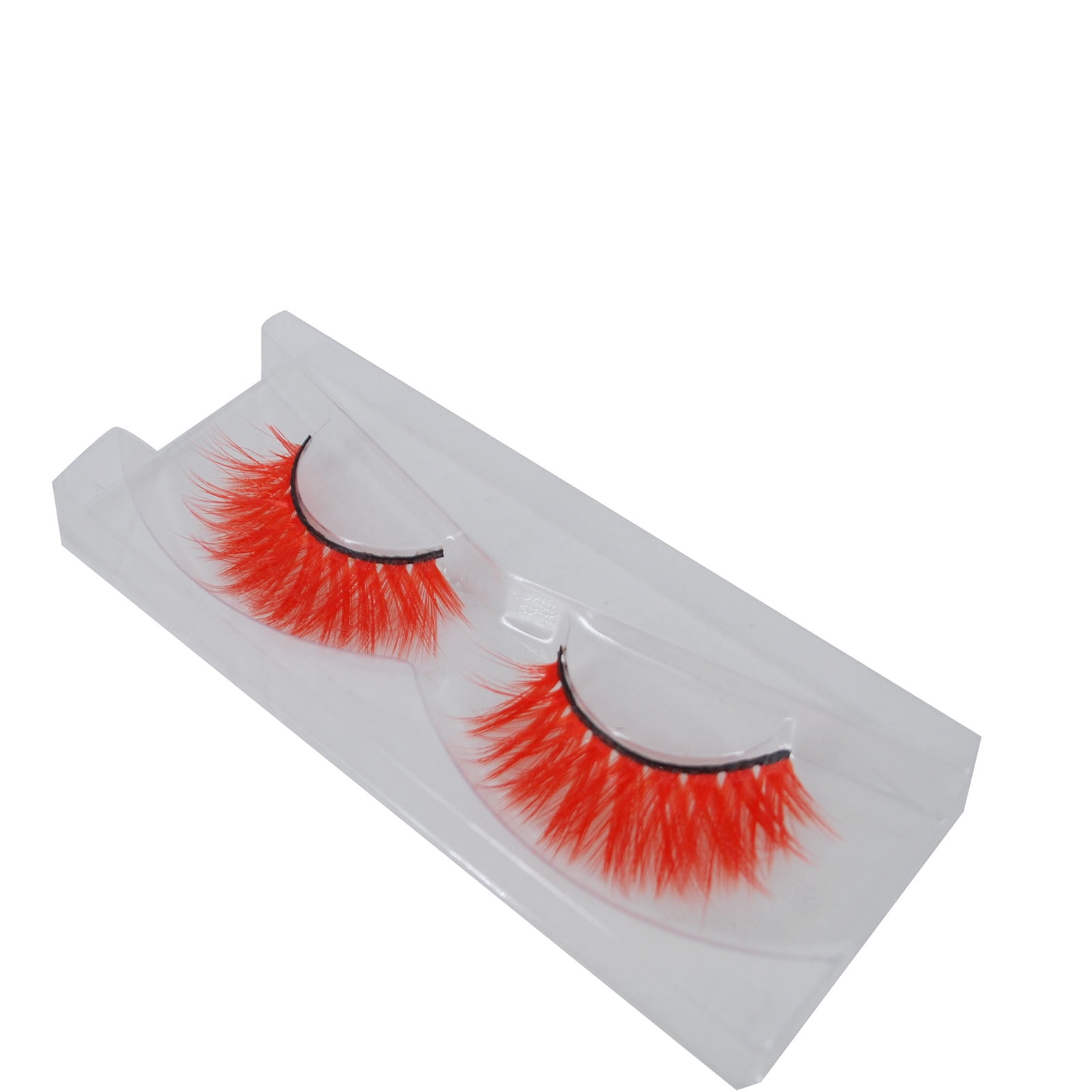 80s Polka Dot Eyelashes Adult Neonorange 80s Polka Dot Eyelashes Adult Neonorange