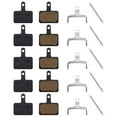 thumbnail image 1 of 5 Pairs Semi Metallic Bike Brake Pads Disc Mountain MTB Ebike Brake Pads Fit for SH B01S, 1 of 7