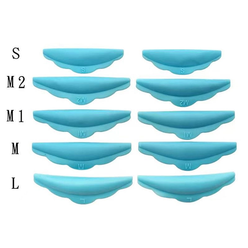 5 Pairs Silicone Curlers Curl Eyelash Pads Set Eye Lash Extension Perm