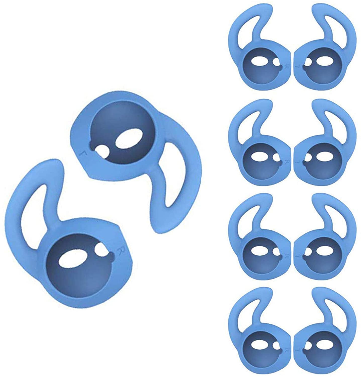 5 Pairs Silicone Ear Tips Compatible for AirPods 1 2 Silicone Soft
