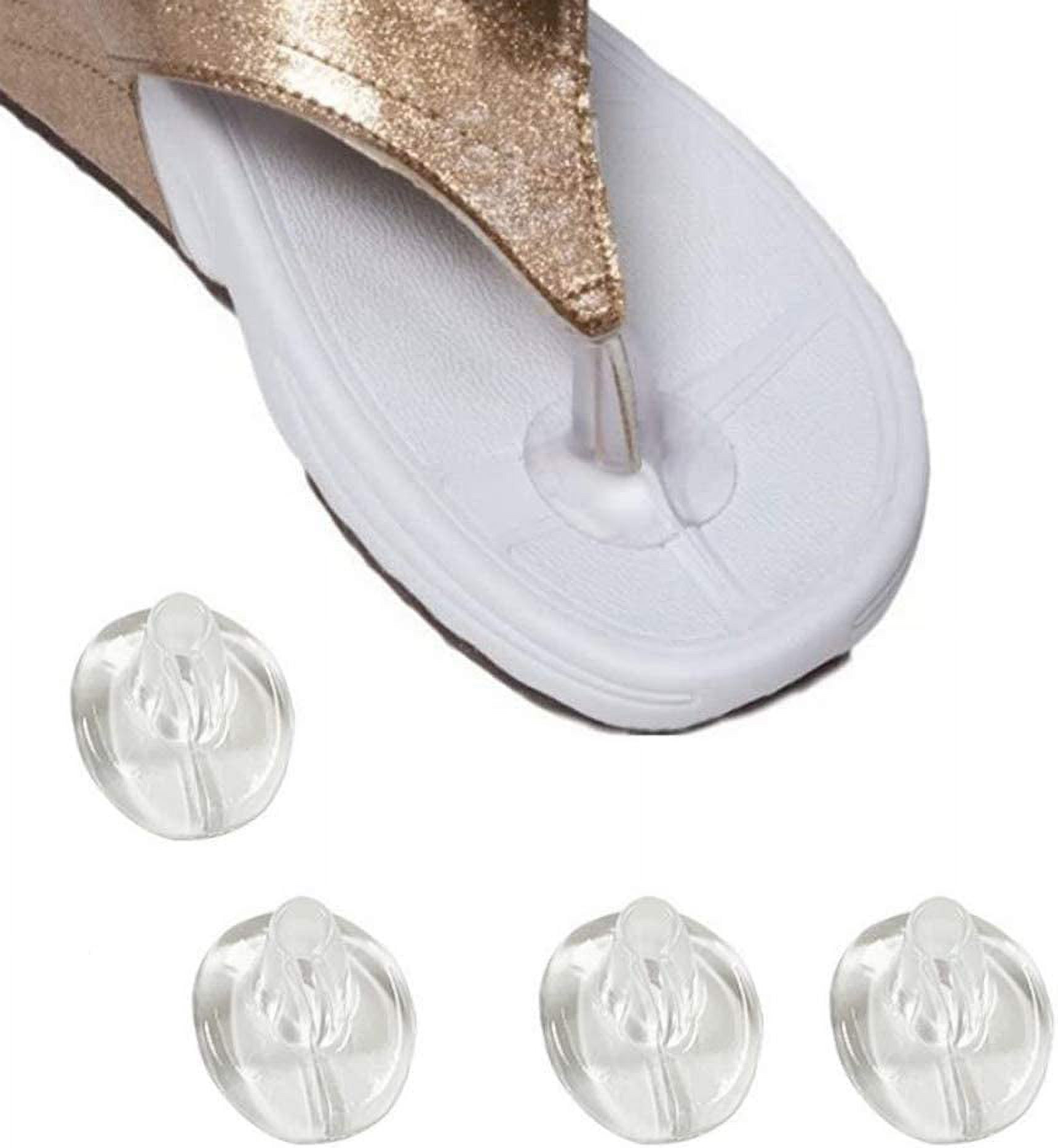 5 Pairs Silicone Toe Protectors for Sandals Transparent Sandals Thongs ...