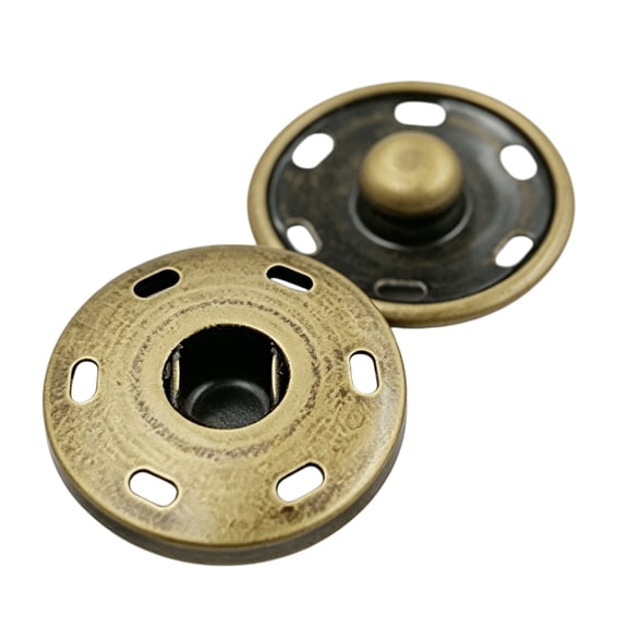 5 Pairs Snaps Sewing Clothes Shirts Top Backle Copper Buttons DIY Accessories
