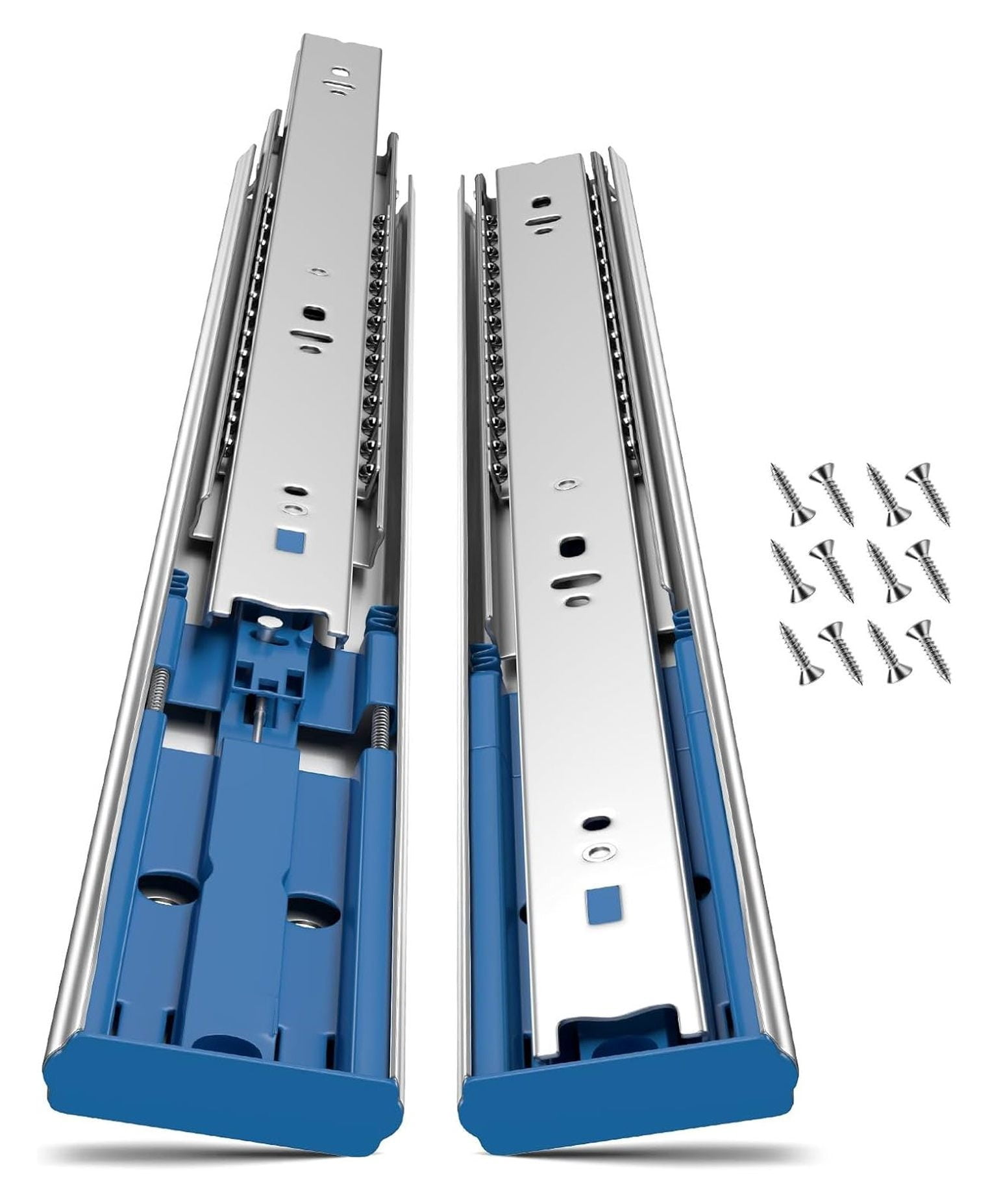 5 Pairs Soft Close Drawer Slides 20 Inch Heavy Duty Cabinet Runners ...