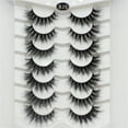 thumbnail image 1 of 5 Pairs Soft Lashes 3D 6D Volume Eyelashes Natural Reusable False Eyelash Set, 1 of 8