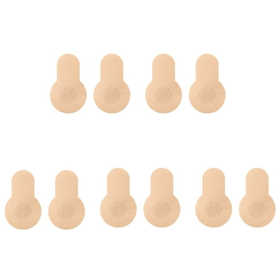 5 Pairs Super Thin Breathable Nipple Pasties With Elastic Lift For Support Hypoallergenics Women's Petals Covers