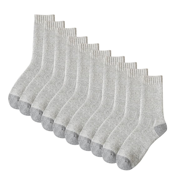 5 Pairs Thick Wool Socks Mens, Warm Winter Fuzzy Socks,Soft Wool Hiking Socks Men Moisture Wicking Boot Socks