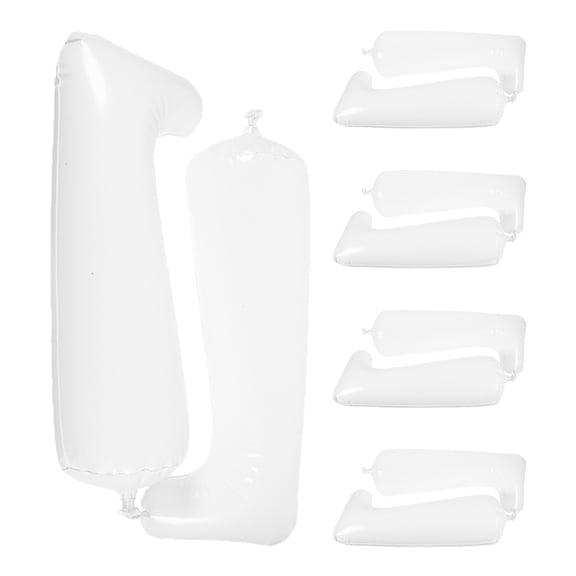 5 Pairs Inflatable Thigh High Boot Shoe Racks Holders for Tall Socks and Legwear Storage PVC Material