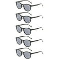thumbnail image 1 of 5 Pairs Tinted Reading Glasses Round UV Fashion Readers Spring Hinges, 1 of 5