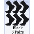 thumbnail image 1 of 6 Pairs Toe Socks For Men Cotton Athletic Running with Massage Grips Toe Socks for Women, 1 of 6