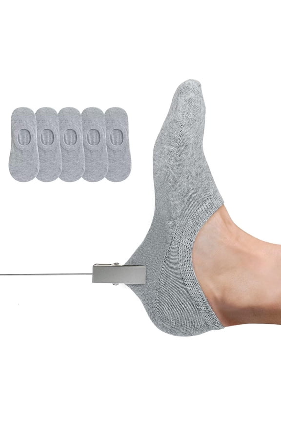 5 Pairs Of Trainer Socks For Men And Women With Non Silicone Solid Socks Boat Socks Womens Animal Slipper Socks Handbag Scarf Toddler Slipper Socks Girls Mens Fuzzy Slipper Socks Size 15 Slipper Socks