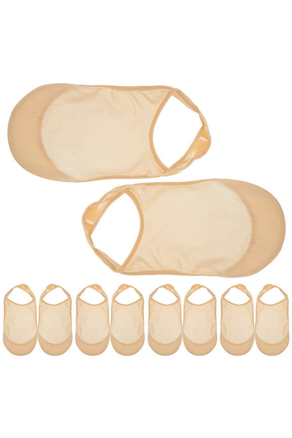 5 Pairs Ultra Low Cut Liner Socks No Show Non Slip Socks Invisible Socks for Summer