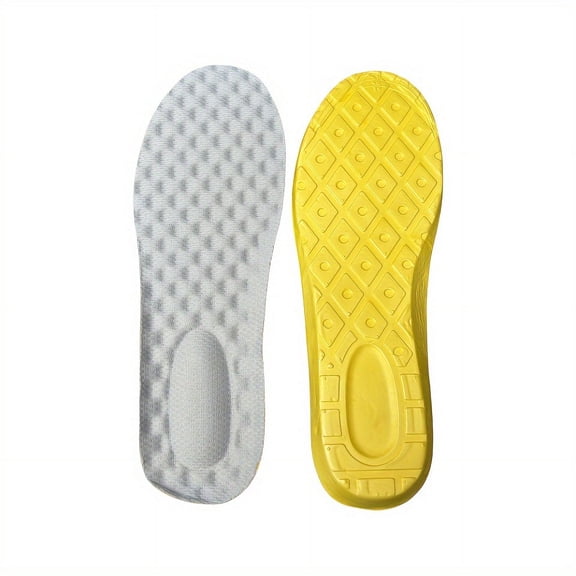 5 Pairs of Ultra-Soft Running Shoe Insoles with Shock Absorption, Basketball Shoe Sole Arch Support Inserts (Featuring a Small-Size Cutting Line, E.G., 36 Size Can Be Freely Trimmed to 35 Size)