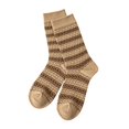thumbnail image 1 of 5 Pairs Women Crew Socks Soft Blend Floral Geometric Pattern Mid Calf Casual Dress Socks Fall Winter, 1 of 3