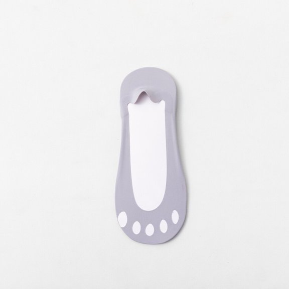 5 Pairs Women Thin Invisible No Show Anti Slip Yoga Stretch Breathable Toeless Socks