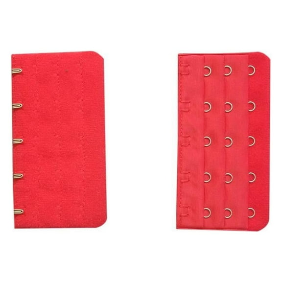 5 Pairs Women's Bra Extenders,3 Rows 5 Hooks Elastic Comfortable Stretchy Bra Extension Strap